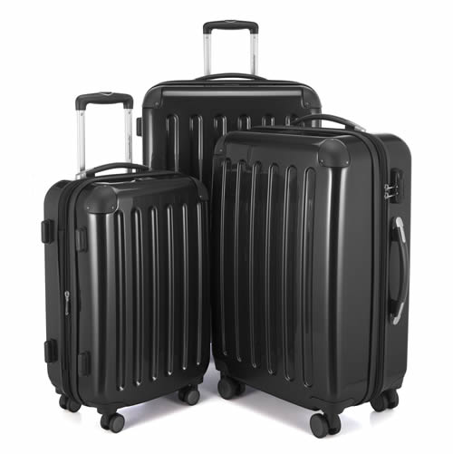 Hauptstadtkoffer Alex Luggage Set With 55cm  65cm and 75cm Bags Black