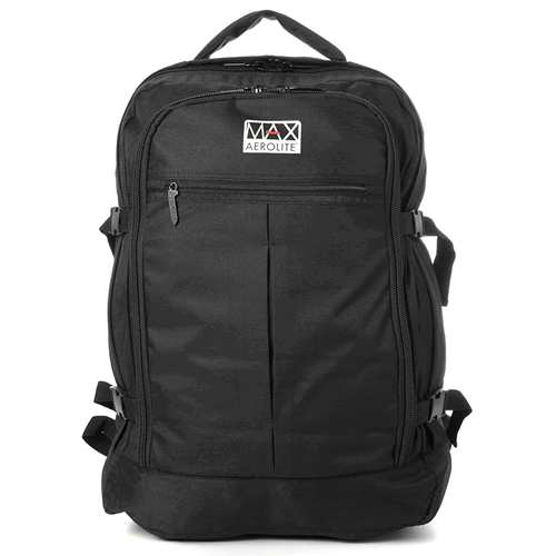 SkyMax 55x40x20cm 0.8Kg Backpack 44Ltrs Black
