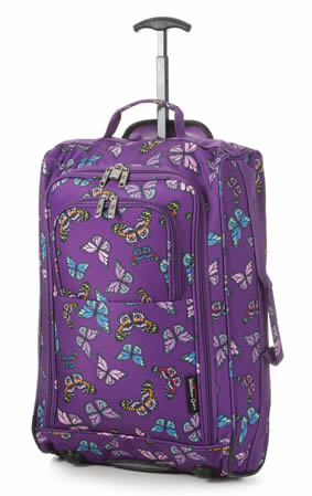 Ryanair Maximum 55x40x20cm Purple Butterfly 1.4Kg