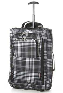 Ryanair Maximum 55x40x20cm Tartan Black 1.4Kg