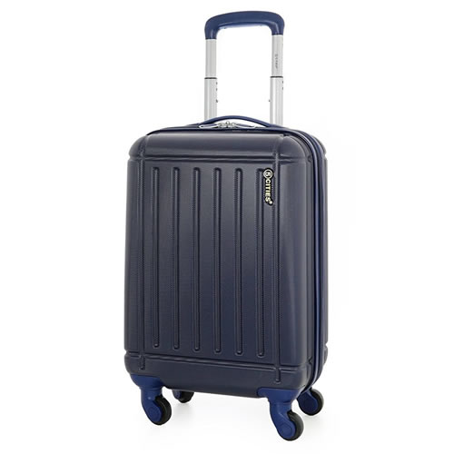 5Cities 4Wheel Ryanair Hardshell 55x35x20cm 2.5Kg Navy Blue