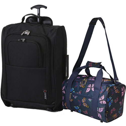 Travelmax Ryanair 2 CabinBag Set Butterfly Black