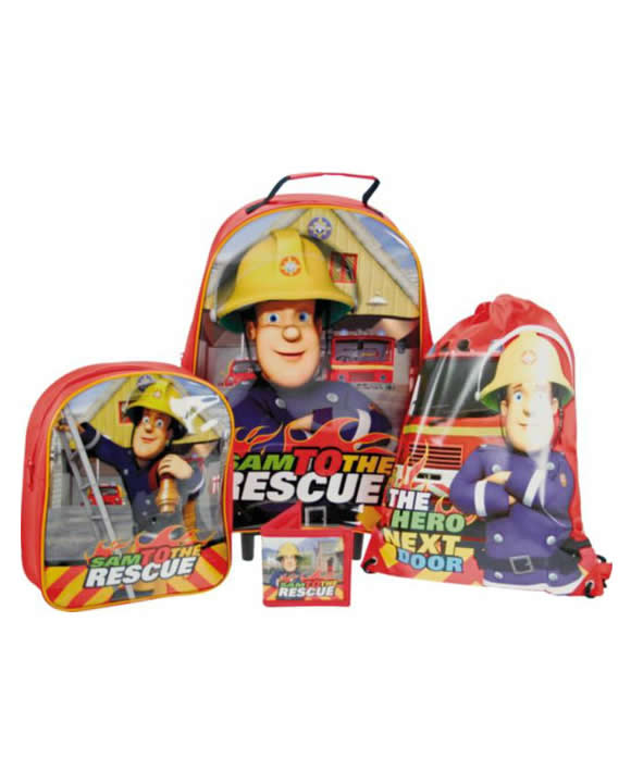 Fireman Sam 4 Piece Luggage Set