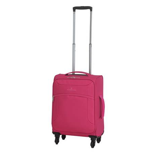 Ryanair 4 Wheel 55x37x20cm Carry On Board Size Hybrid Cabin Bag 1.9Kg Pink