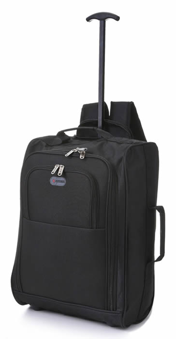 Skymax Trolley Backpack 55x40x20cm 1.5Kg Black