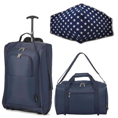 Travel Buddies 55x40x20cm & 35x20x20cm Navy